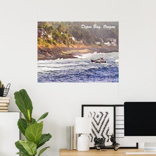 Depoe Bay, Oregon Poster (Heimbüro)