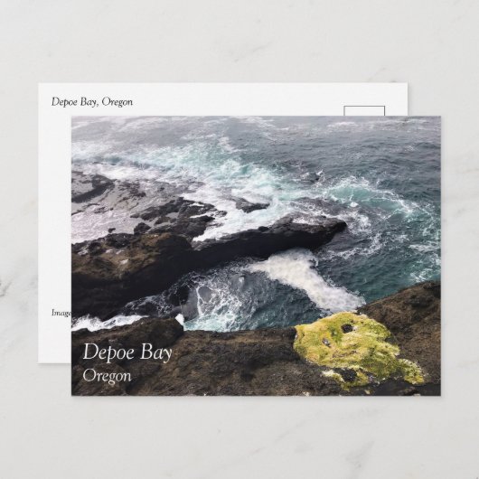 Depoe Bay, Oregon Postkarte (Vorne/Hinten)