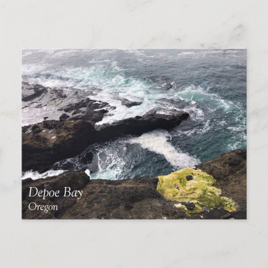 Depoe Bay, Oregon Postkarte (Vorderseite)