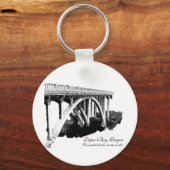 Depoe Bay Oregon Schlüsselanhänger (Vorderseite)