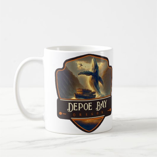 Depoe Bay, Oregon | VINTAG Kaffeetasse (Links)