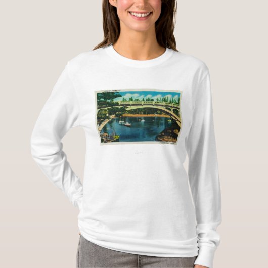 Depoe Bucht und Brücke, OregonDepoe Bucht ODER T-Shirt (Vorderseite)