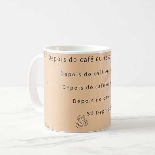 Depois do café! kaffeetasse (Vorderseite Links)