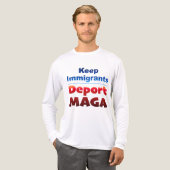 Deport MAGA Langarm Tri-Blend Shirt (Vorderseite komplett)