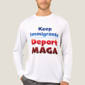 Deport MAGA Long-Sleeve Tri-Blend Shirt (Vorderseite)