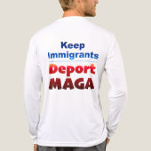 Deport MAGA Long-Sleeve Tri-Blend Shirt (Rückseite)