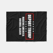 Deport Trump macht Amerika wieder zur Normalität, Fleecedecke (Vorderseite (Horizontal))