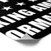 Deport Trump macht Amerika wieder zur Normalität, Poster (Ecke)