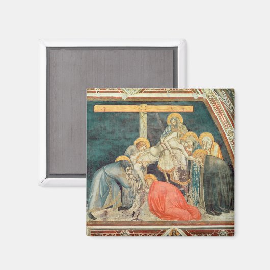Deposition, c.1320 (fresco) magnet (Vorderseite/Rückseite)