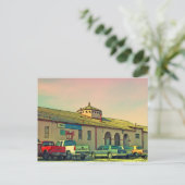 Depot, Alpen, TX Postkarte (Stehend Vorderseite)