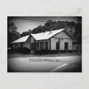 DEPOT - Farmington, Georgia Postkarte