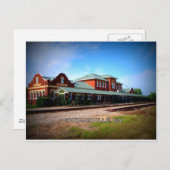 DEPOT - Thomasville, Georgien Postkarte (Vorne/Hinten)