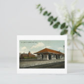 Depots Grand Trunk und Pere Marquette, Ionia, MI Postkarte (Stehend Vorderseite)