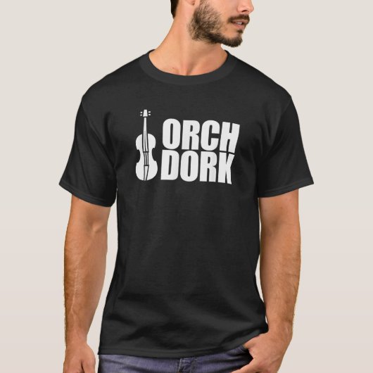 Depp mit Violin Cello String Instrument T-Shirt (Vorderseite)