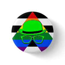Depp Night Straight Ally Button
