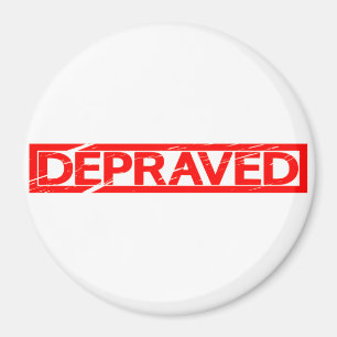 Deprasierte Briefmarke Magnet