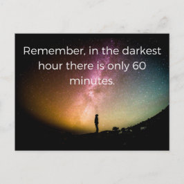 Depression Anführungskarte Postkarte