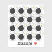 Depression Angsttracker-Planer des schlechten Ungl Aufkleber (Blatt)