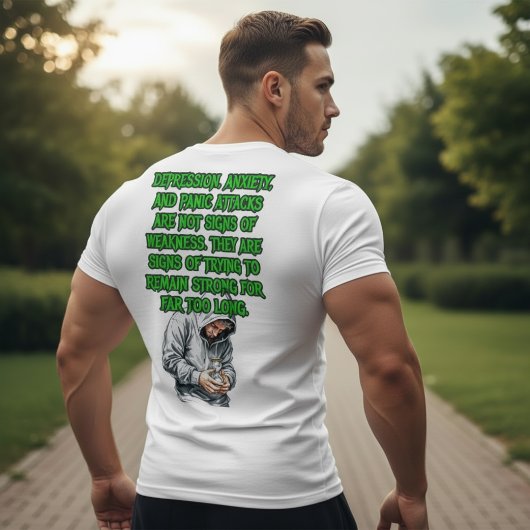 Depression, Anxiety, and Panic Tri-Blend Shirt