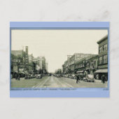 Depression-Ära Gary, Indiana Postkarte (Vorderseite)