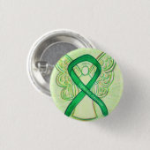 Depression Awareness Angel Ribbon Button (Vorne & Hinten)