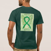 Depression Awareness Ribbon Angel Custom Shirts (Rückseite)