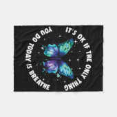 Depression Awareness Suicide Prevention 11 Fleecedecke (Vorderseite (Horizontal))