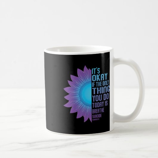 Depression Awareness Suizid Prevention 6 Kaffeetasse (Rechts)