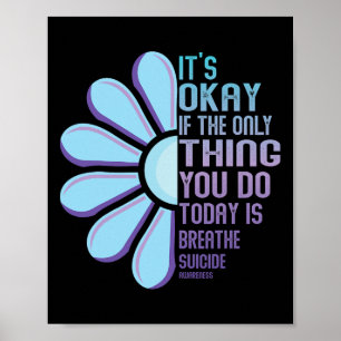 Depression Awareness Suizid Prevention 8 Poster