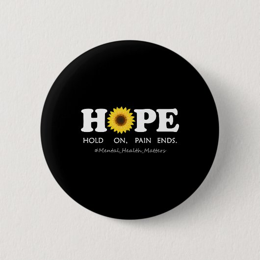 Depression Bewusstsein für psychische Gesundheit - Button (Vorderseite)