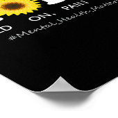 Depression Bewusstsein für psychische Gesundheit - Poster (Ecke)