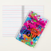 Depression definiert Sie nicht - Notebook/Journal Notizblock (Innen)