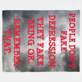 DEPRESSION FLEECEDECKE (Vorderseite (Horizontal))