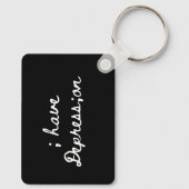 ; Depression haben Schlüsselanhänger (Rückseite)