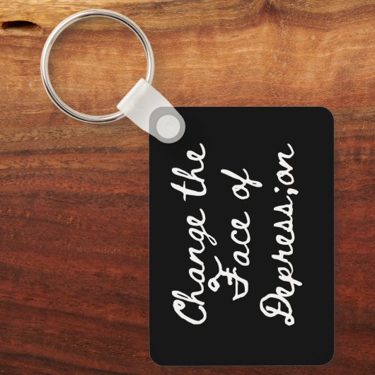 ; Depression haben Schlüsselanhänger (Vorderseite)