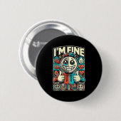 Depression Ich bin okay Hilfe Psychische Gesundhei Button (Vorne & Hinten)