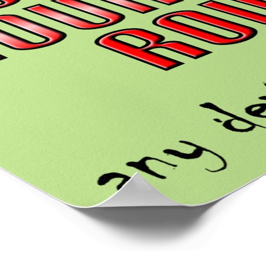 Depression ist ein Problem witziges Plakatzeichen Poster (Ecke)