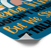 Depression Mental Illness Mental Health Awareness Poster (Ecke)