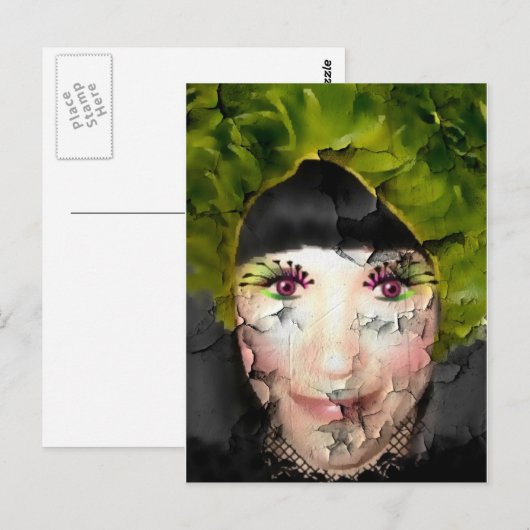 Depression Postkarte (Vorne/Hinten)