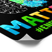 Depression Psychische Gesundheit Bewusstsein beend Poster (Ecke)