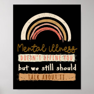 Depression Psychische Gesundheit Bewusstsein Poster