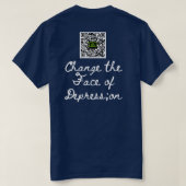; Depression_QRcode haben T-Shirt (Design Rückseite)
