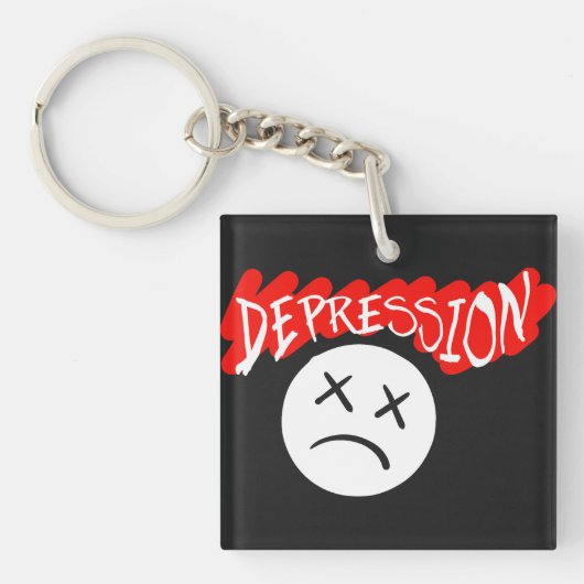 Depression Schlüsselanhänger (Vorderseite)
