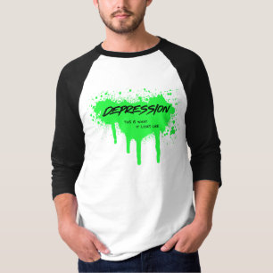 Depression so sieht das aus F Depression T-Shirt