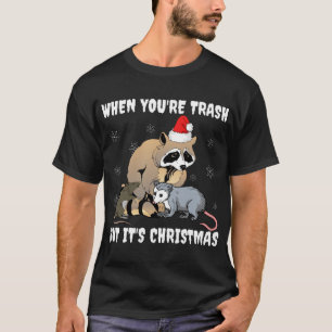 Depression Spaß Raccoon Tierangst Festivitäten T-Shirt