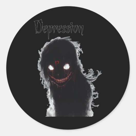 Depression Sticker (Vorderseite)