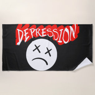 Depression Strandtuch