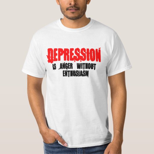 Depression T-Shirt (Vorderseite)