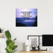 Depression und Traurigkeit Poster (Heimbüro)