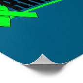 Depression Warrior Ribbon Mental Health Awareness  Poster (Ecke)